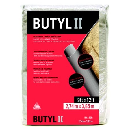 85328 BUTYL II 4X15 LEAKPROOF CANVAS DROP CL